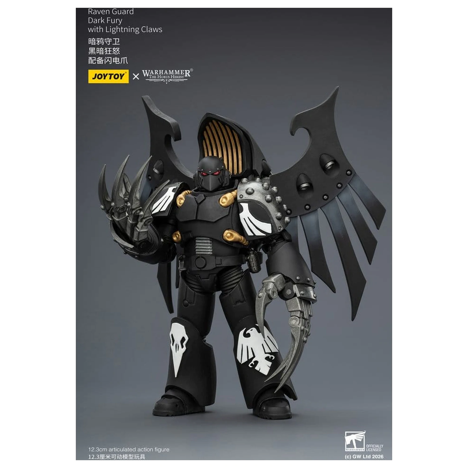 Warhammer 40,000 Akcijska figura Raven Guard Dark Fury 12 cm fotografija proizvoda