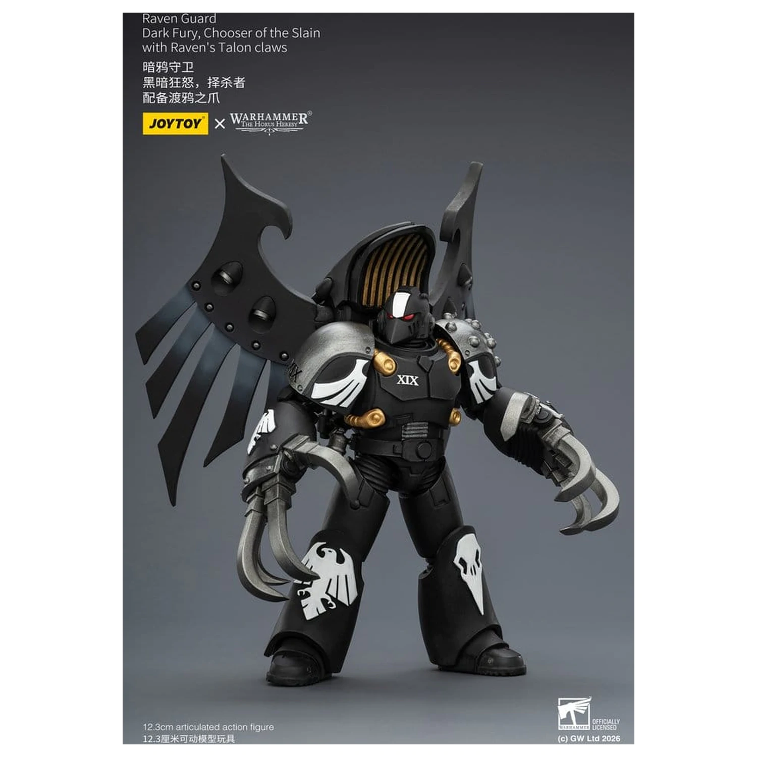 Warhammer 40,000 Akcijska figura Raven Guard Dark Fury, Chooser of the Slain 12 cm fotografija proizvoda