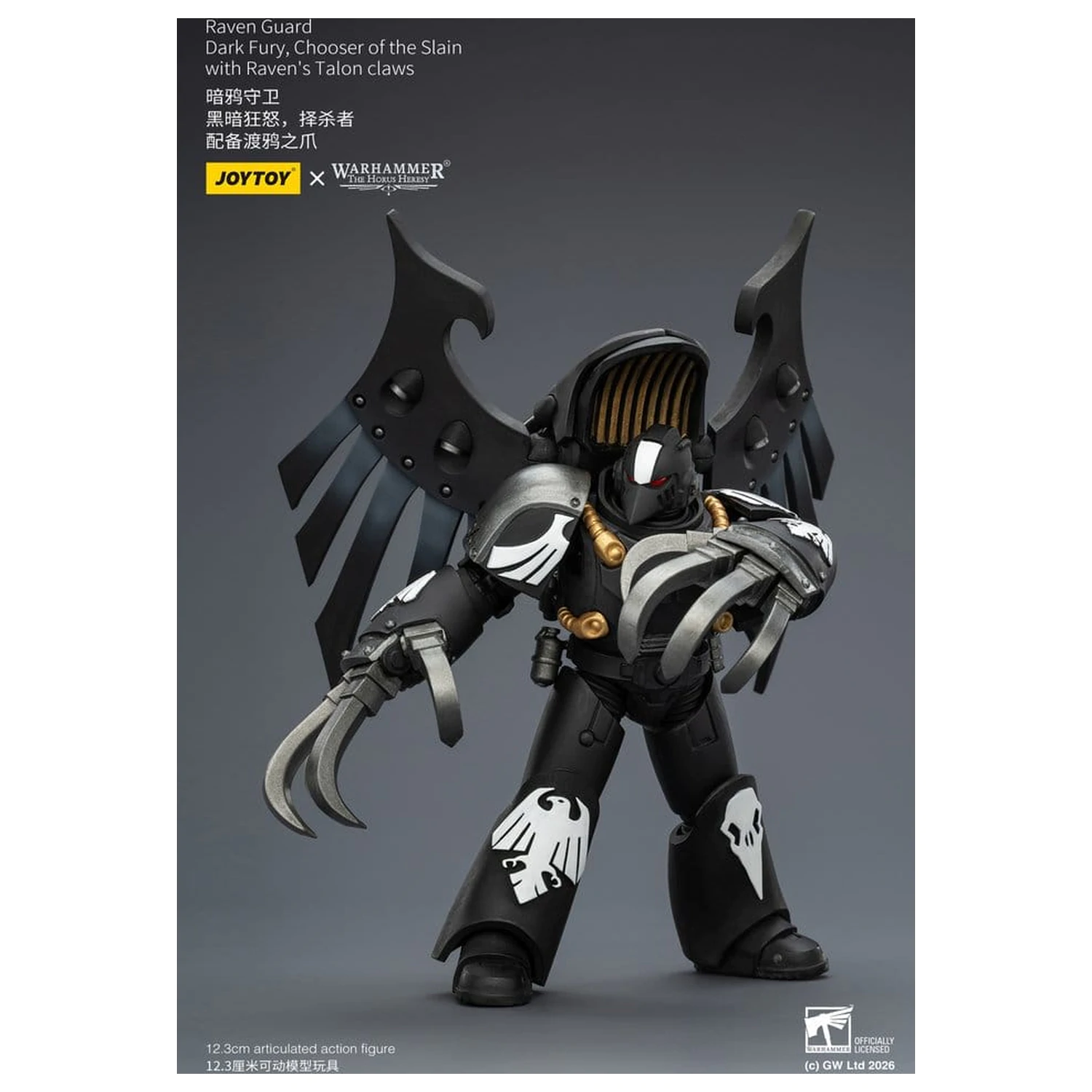 Warhammer 40,000 Akcijska figura Raven Guard Dark Fury, Chooser of the Slain 12 cm fotografija proizvoda