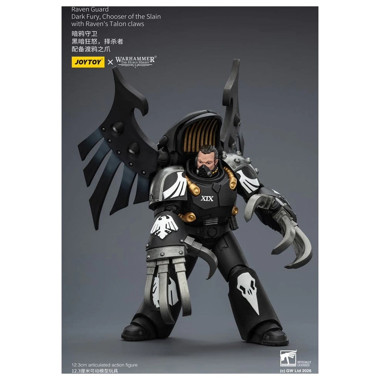 Warhammer 40,000 Akcijska figura Raven Guard Dark Fury, Chooser of the Slain 12 cm fotografija proizvoda