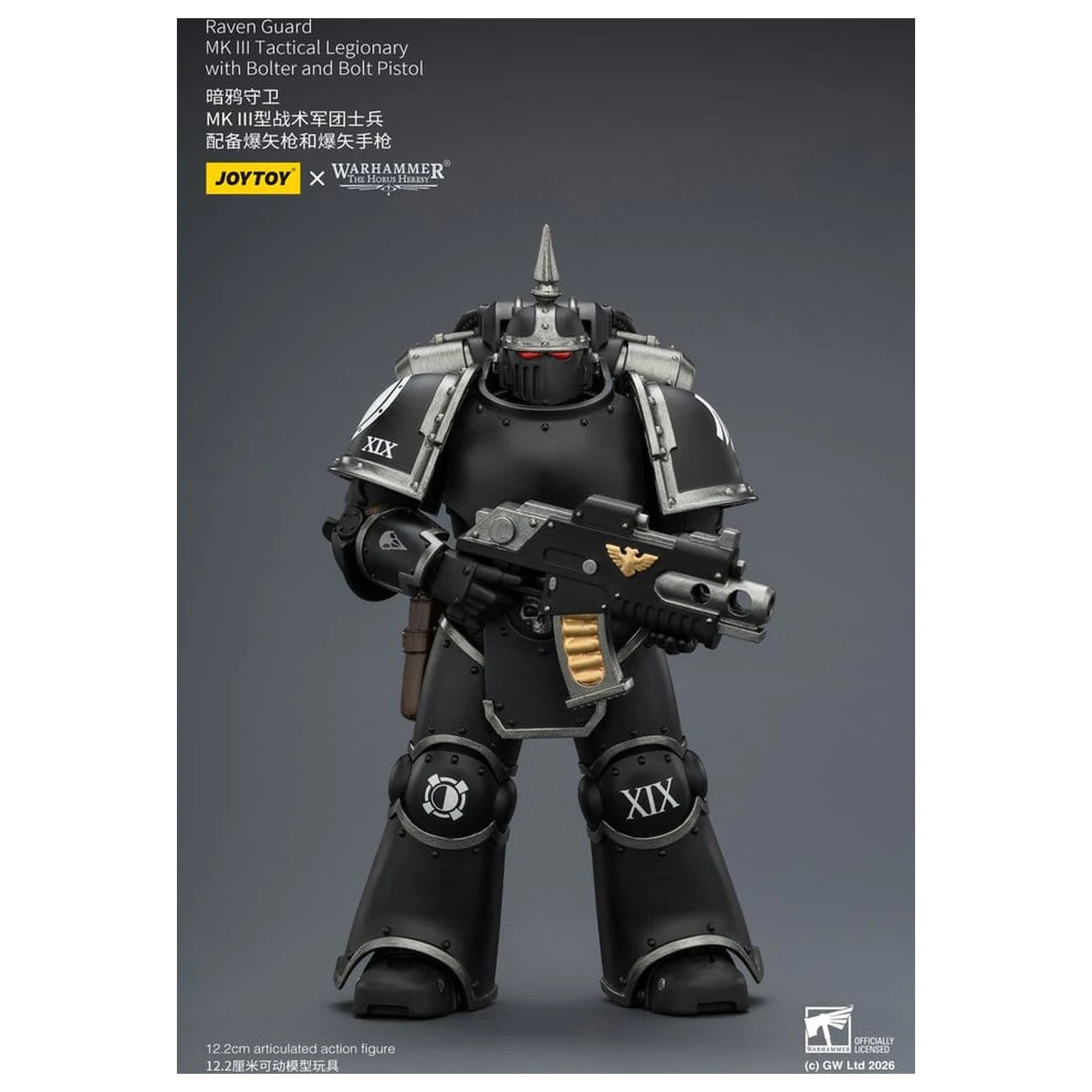 Warhammer 40,000 Akcijska figura Raven Guard MK III Taktički Legionar 12 cm fotografija proizvoda