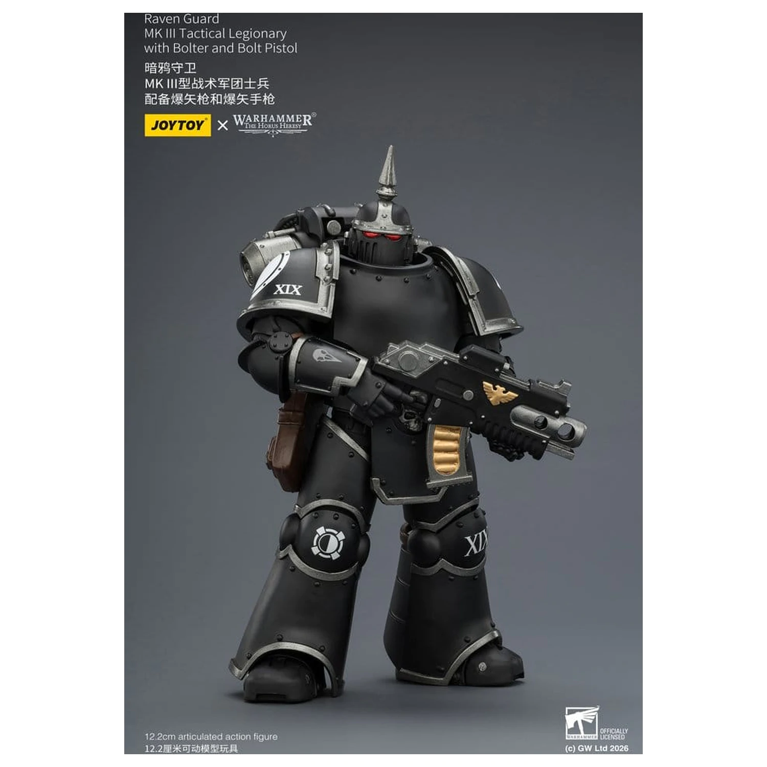 Warhammer 40,000 Akcijska figura Raven Guard MK III Taktički Legionar 12 cm fotografija proizvoda