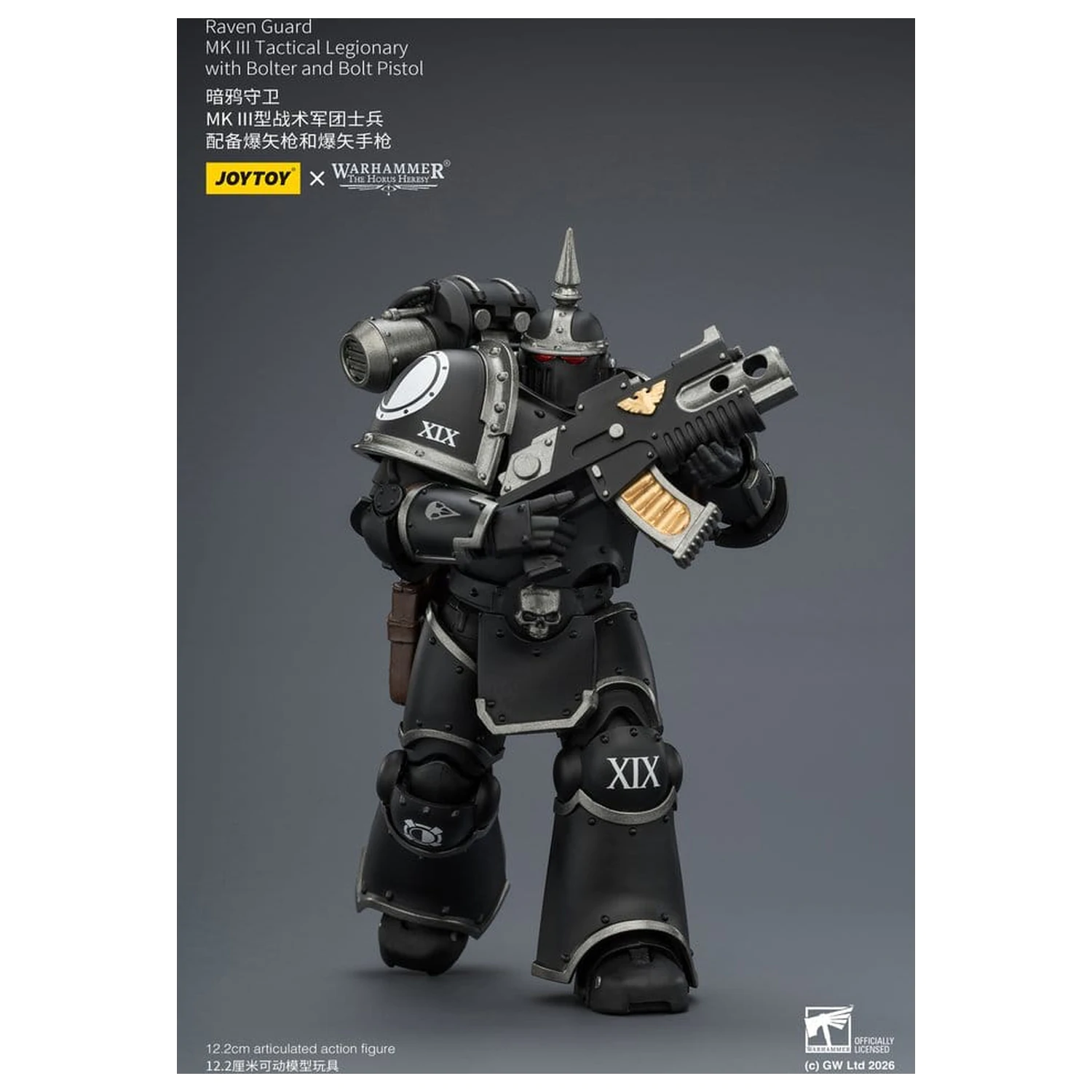 Warhammer 40,000 Akcijska figura Raven Guard MK III Taktički Legionar 12 cm fotografija proizvoda