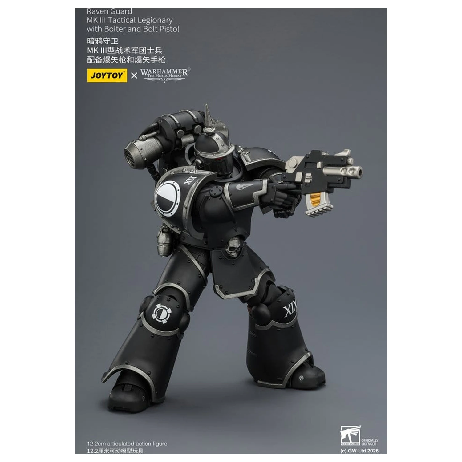 Warhammer 40,000 Akcijska figura Raven Guard MK III Taktički Legionar 12 cm fotografija proizvoda