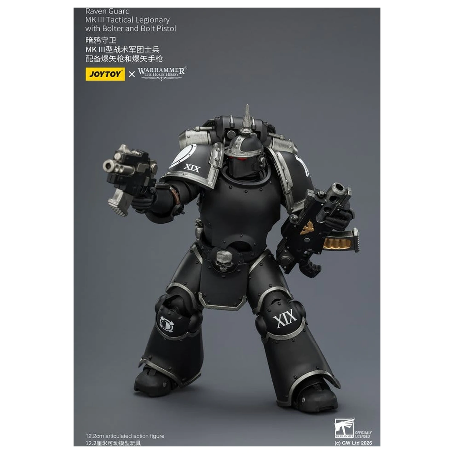 Warhammer 40,000 Akcijska figura Raven Guard MK III Taktički Legionar 12 cm fotografija proizvoda