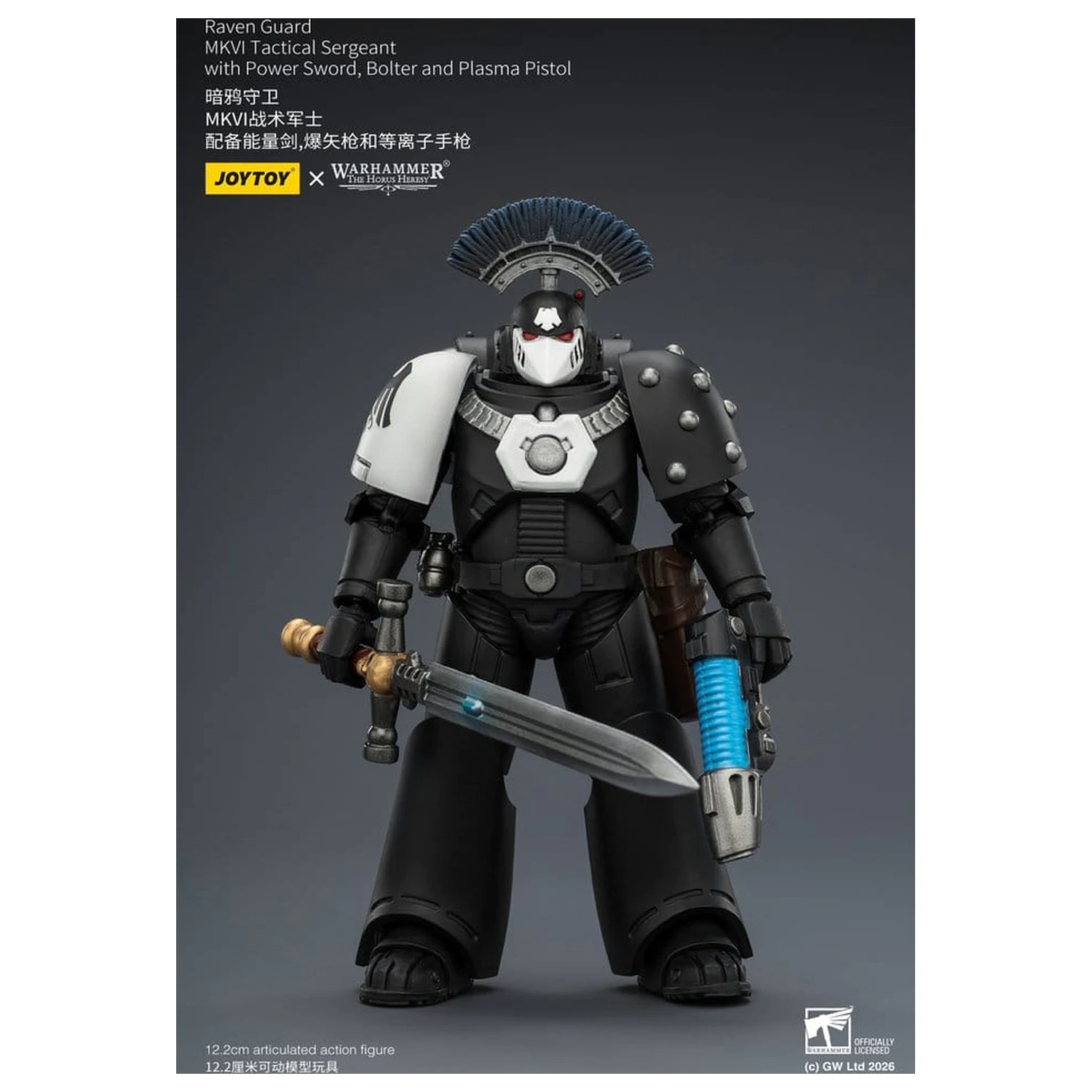 Warhammer 40,000 Action Figura Raven Guard MkVI Tactical Sergeant 12 cm fotografija proizvoda