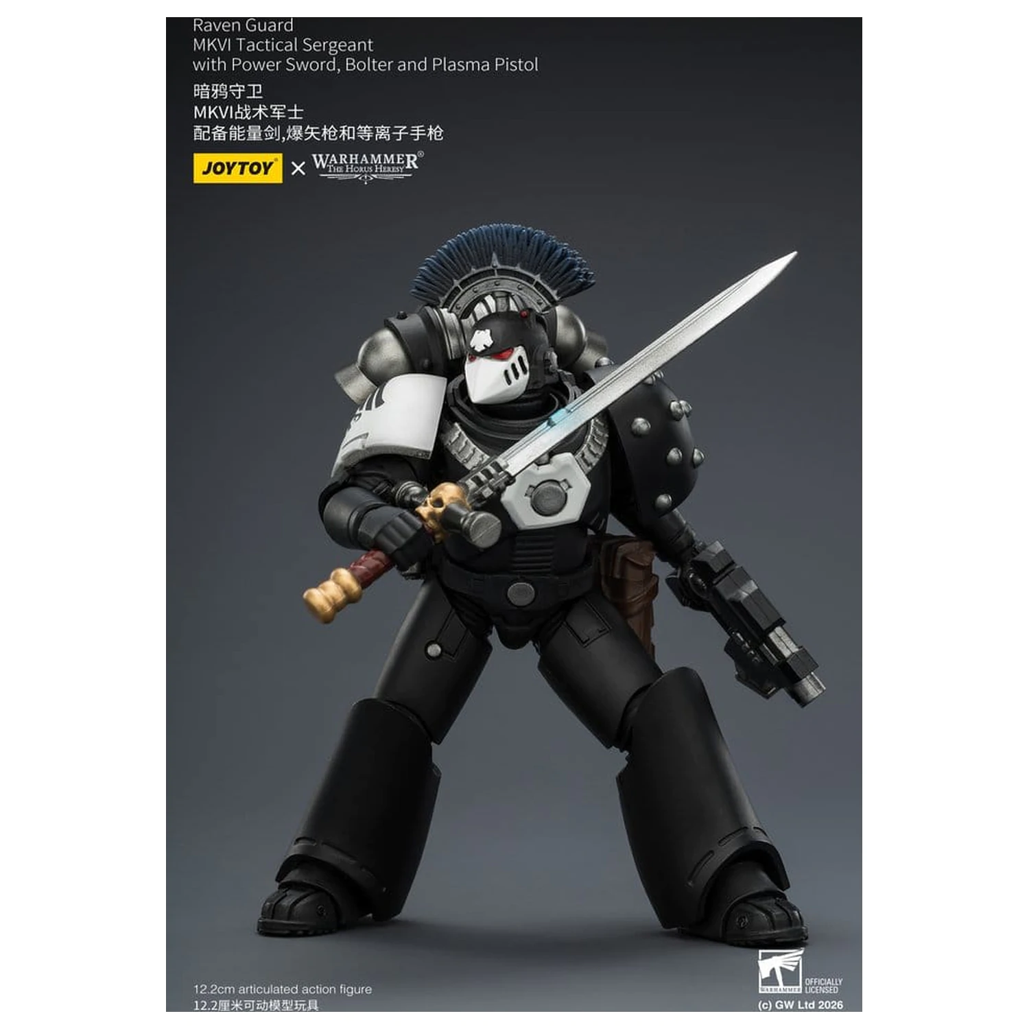 Warhammer 40,000 Action Figura Raven Guard MkVI Tactical Sergeant 12 cm fotografija proizvoda