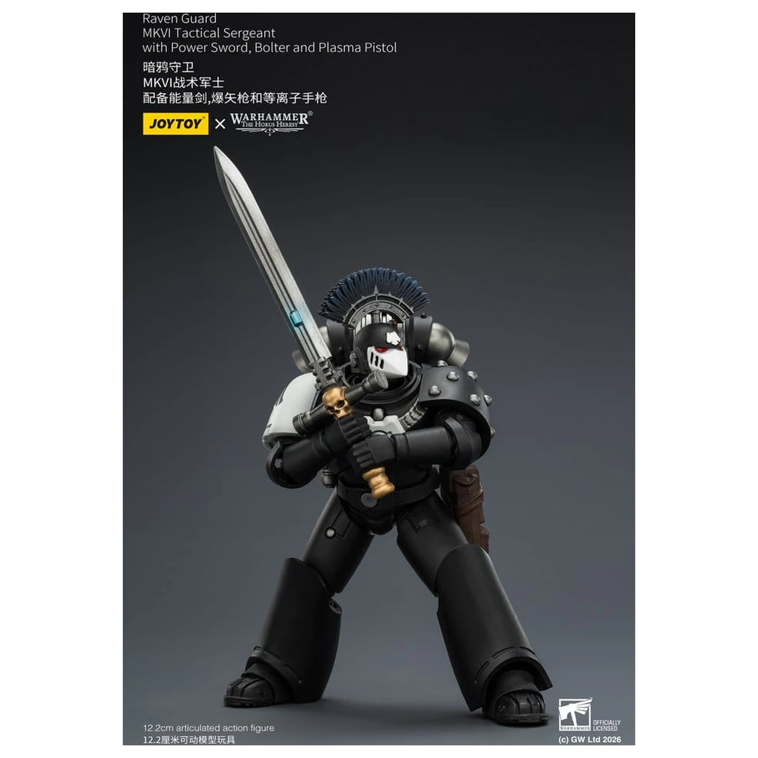 Warhammer 40,000 Action Figura Raven Guard MkVI Tactical Sergeant 12 cm fotografija proizvoda