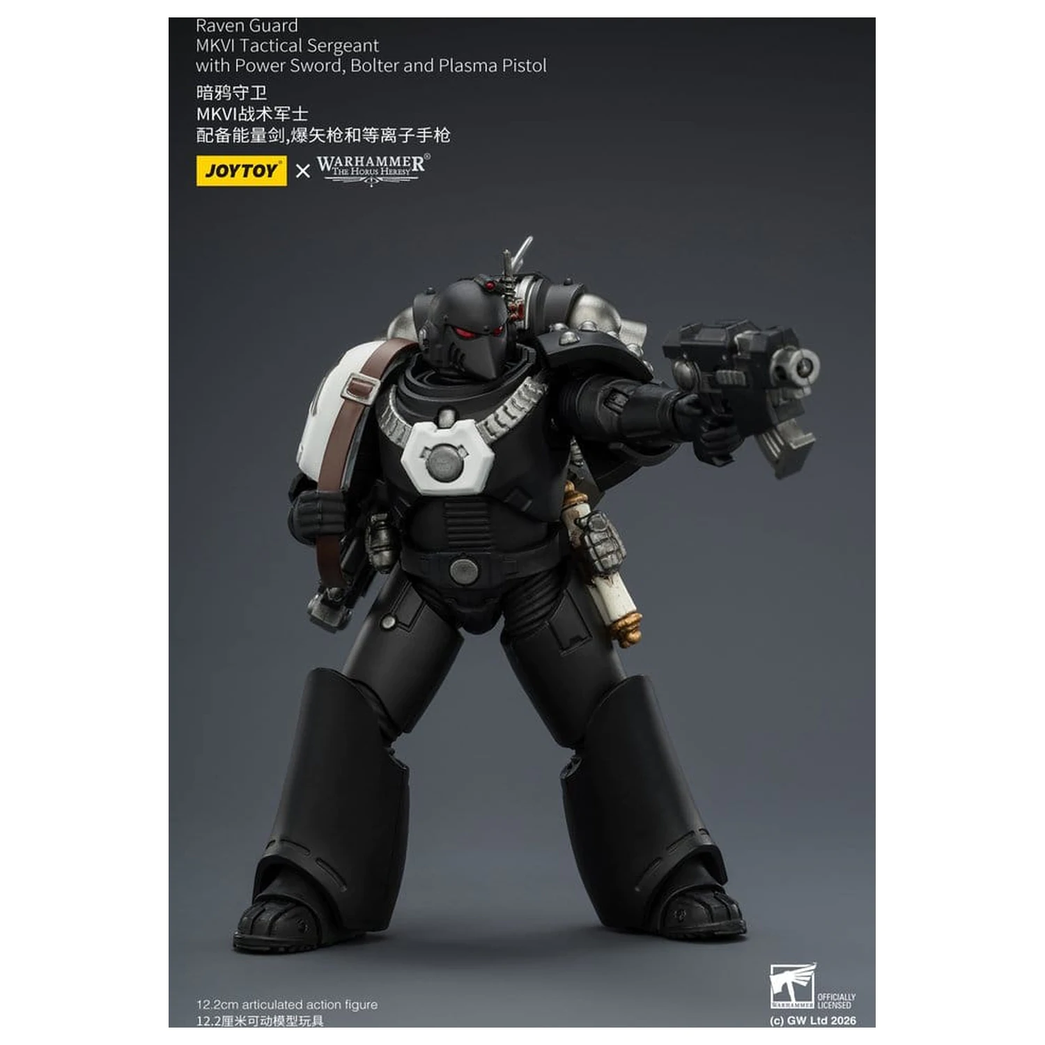 Warhammer 40,000 Action Figura Raven Guard MkVI Tactical Sergeant 12 cm fotografija proizvoda