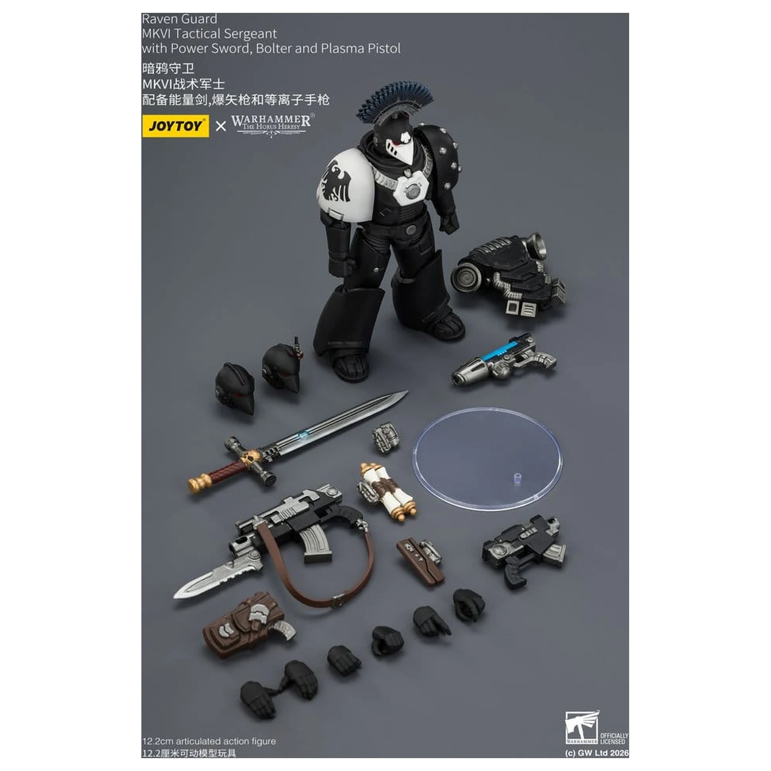 Warhammer 40,000 Action Figura Raven Guard MkVI Tactical Sergeant 12 cm fotografija proizvoda