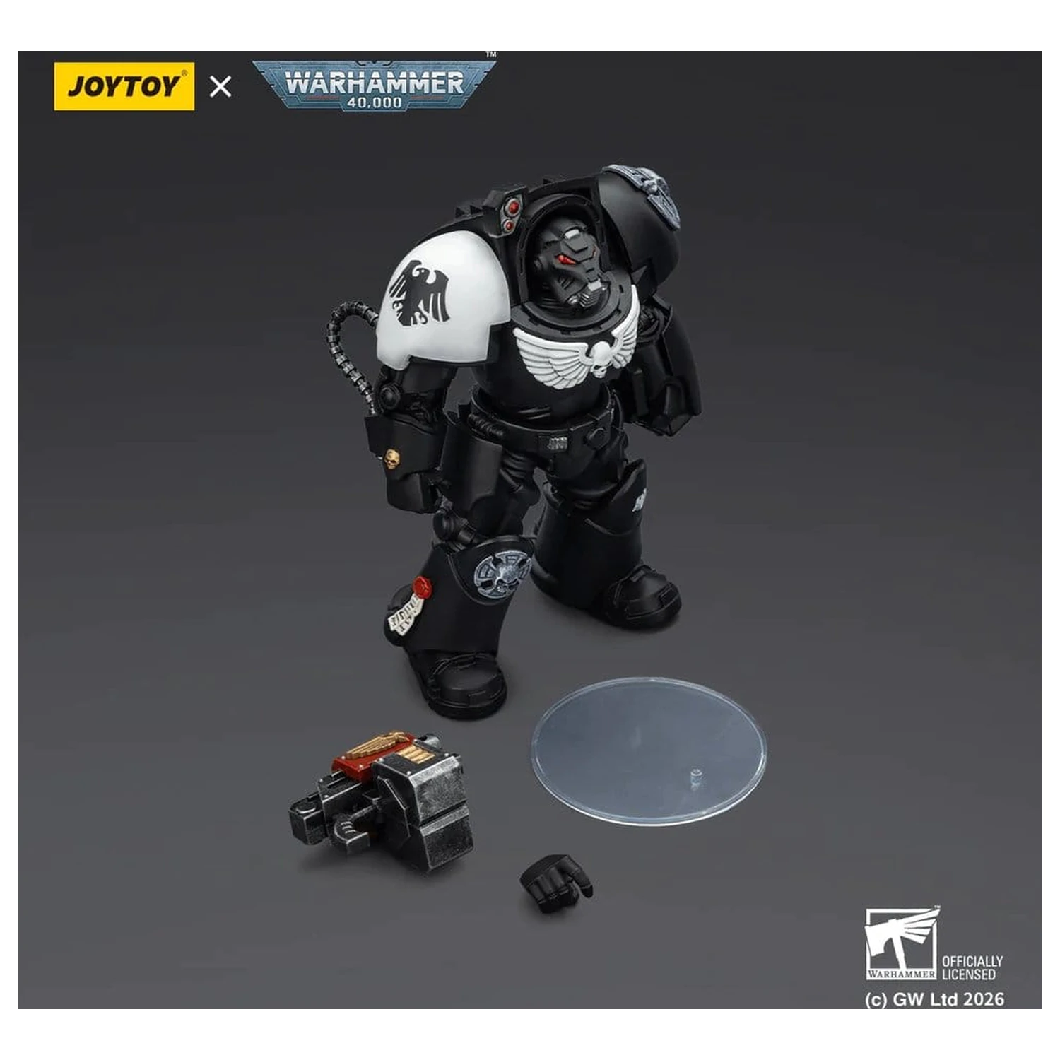 Warhammer 40,000 Akcijska figura Raven Guard Terminator 2 s Energetskom šakom i Jurišnim bolterom 14 cm fotografija proizvoda