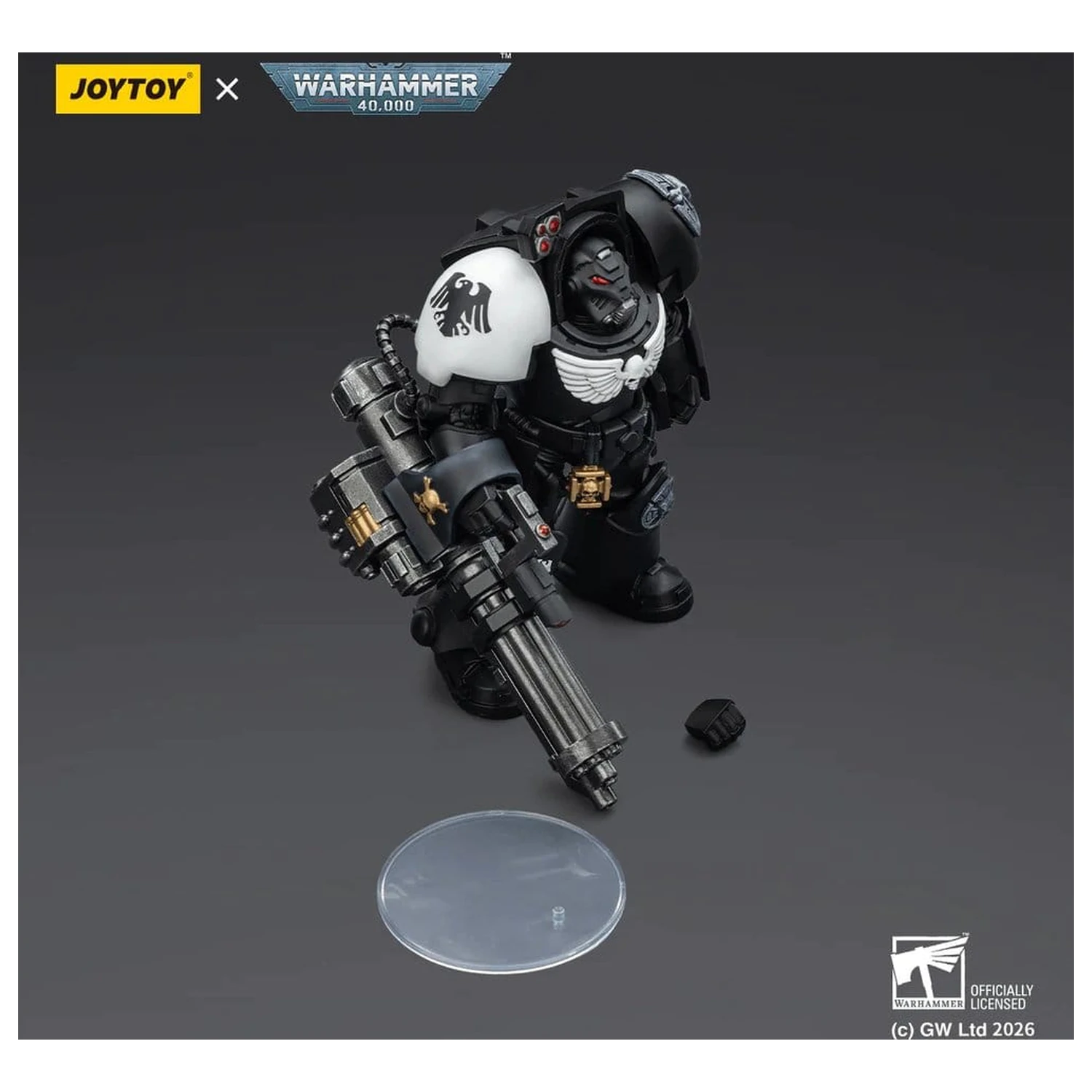 Warhammer 40,000 Akcijska figura Raven Guard Terminator 3 s Power Fist i Assault Cannon 14 cm fotografija proizvoda