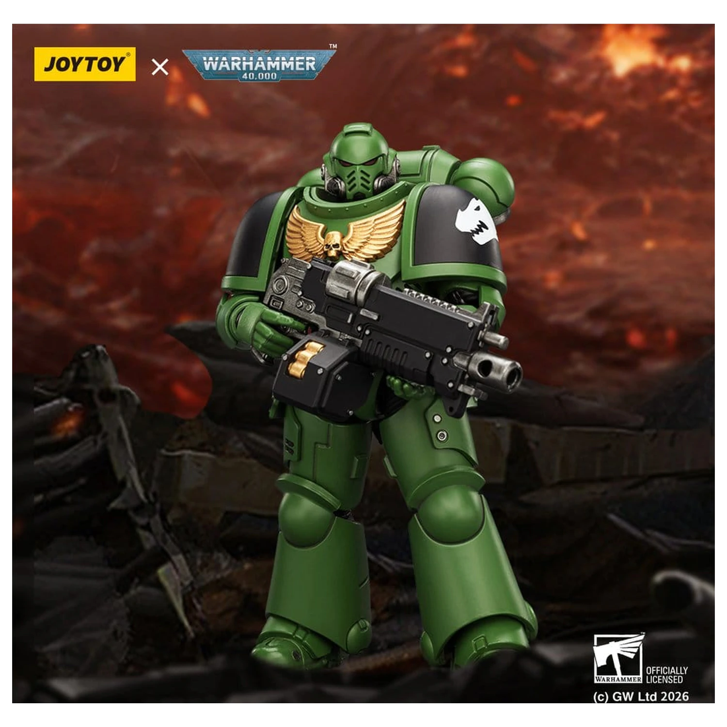 Warhammer 40,000 Action Figura Salamanders Intercessor 12 cm fotografija proizvoda