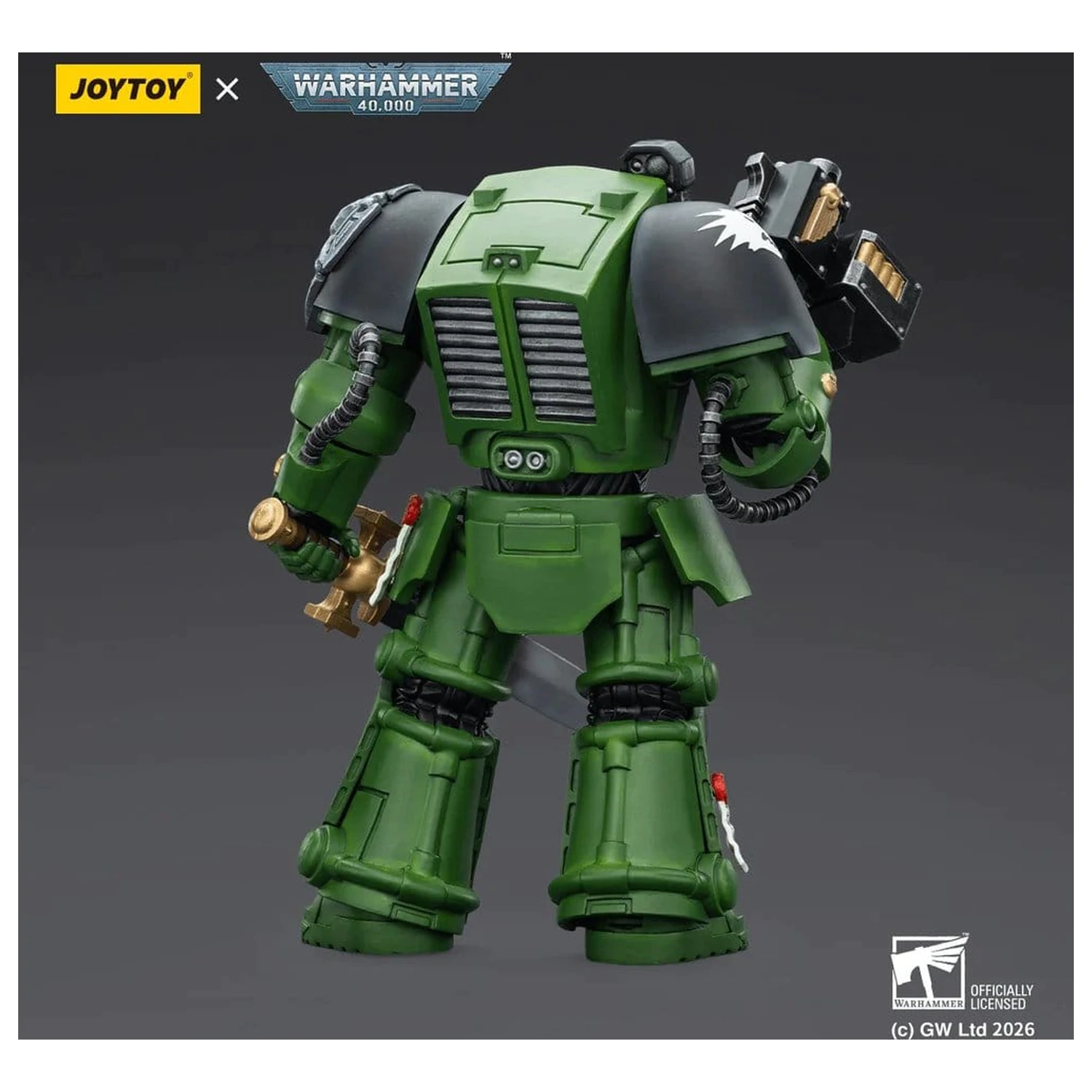 Warhammer 40,000 Action Figure Salamanders Terminator 1 s energetskim mačem i Storm Bolterom 14 cm fotografija proizvoda