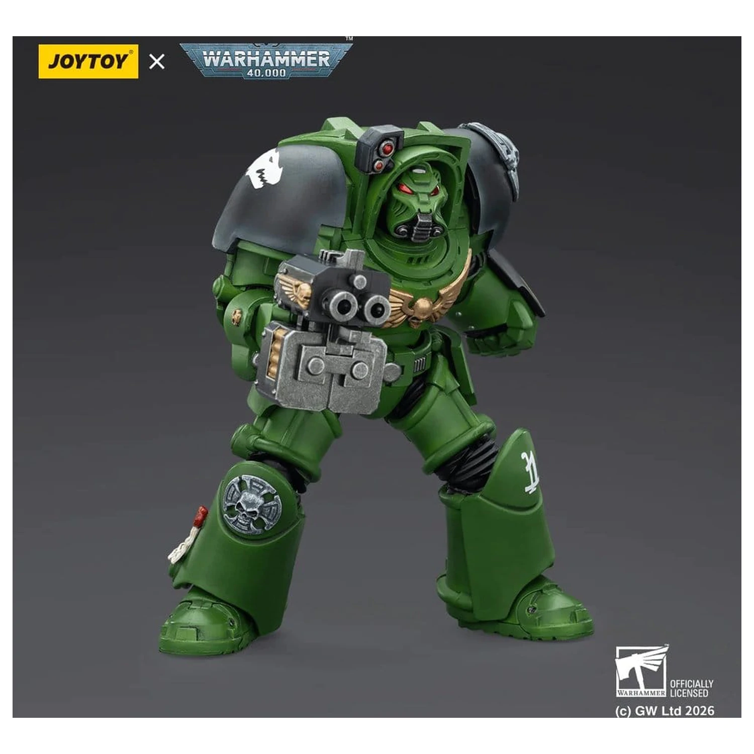 Warhammer 40,000 Akcijska figura Salamanders Terminator 2 s Power Fist i Storm Bolter 14 cm fotografija proizvoda