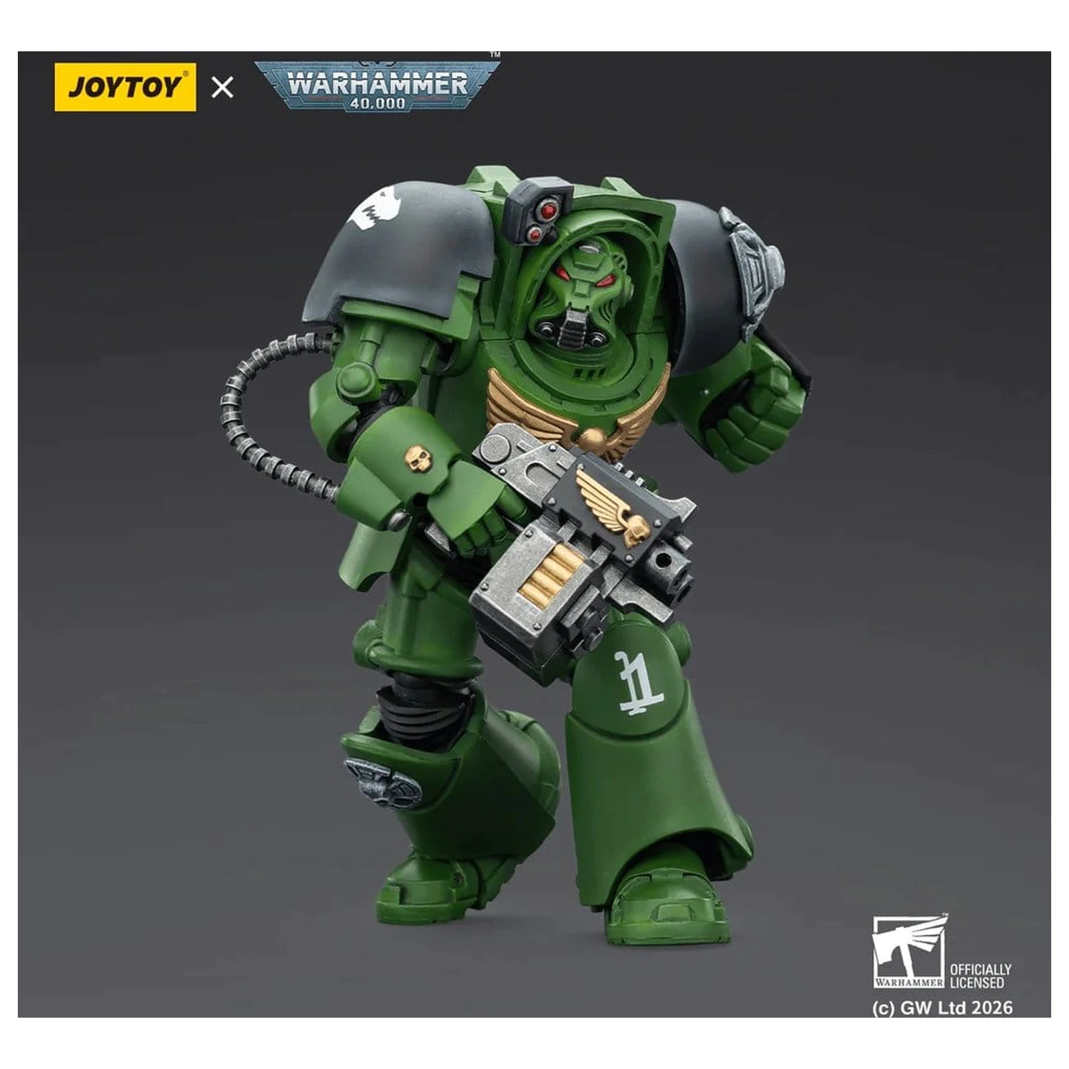 Warhammer 40,000 Akcijska figura Salamanders Terminator 2 s Power Fist i Storm Bolter 14 cm fotografija proizvoda