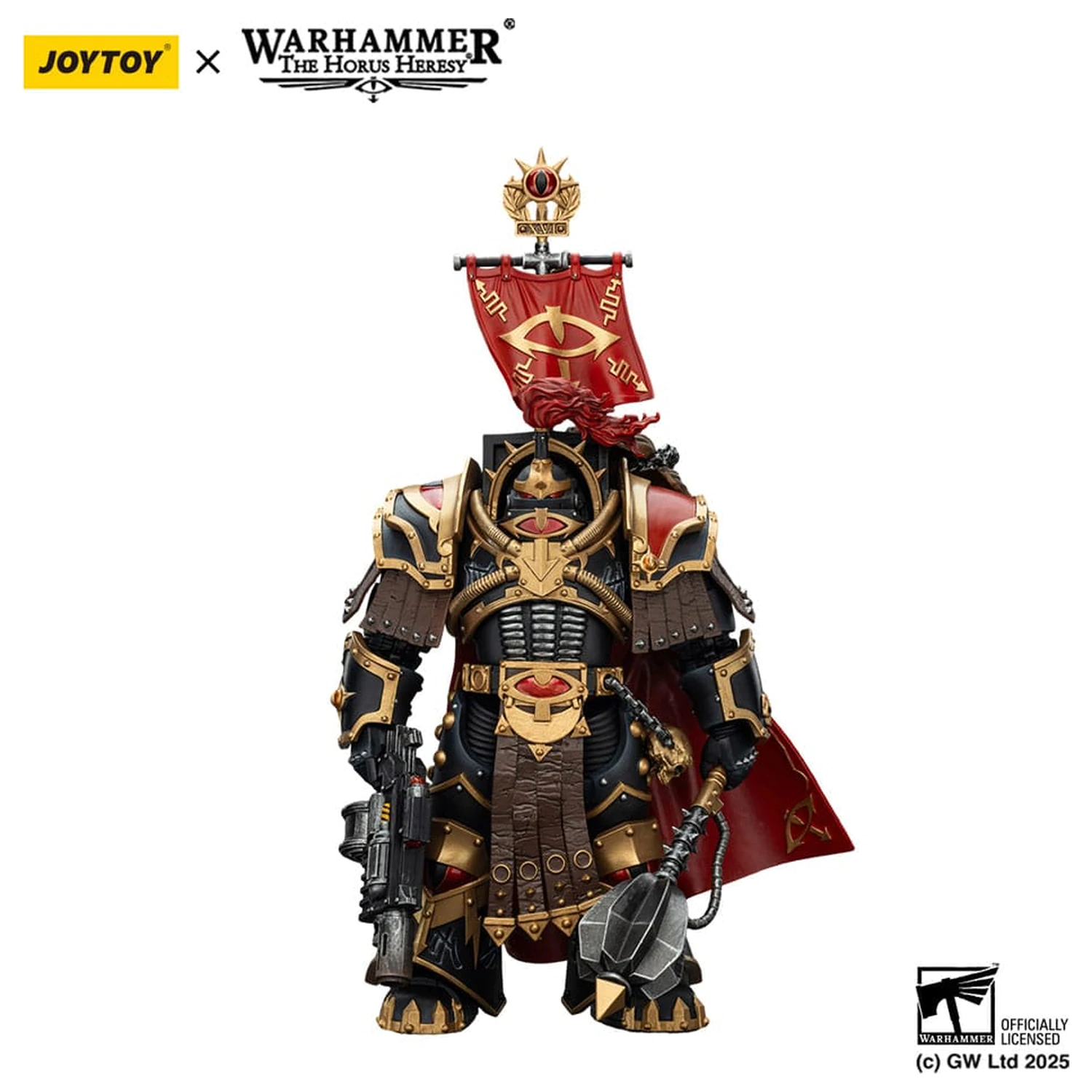 Warhammer 40,000: Sons of Horus Akcijska figura Legion Cataphractii Praetor s Combi-Melta oružjem i Power Maul oružjem 14 cm fotografija proizvoda