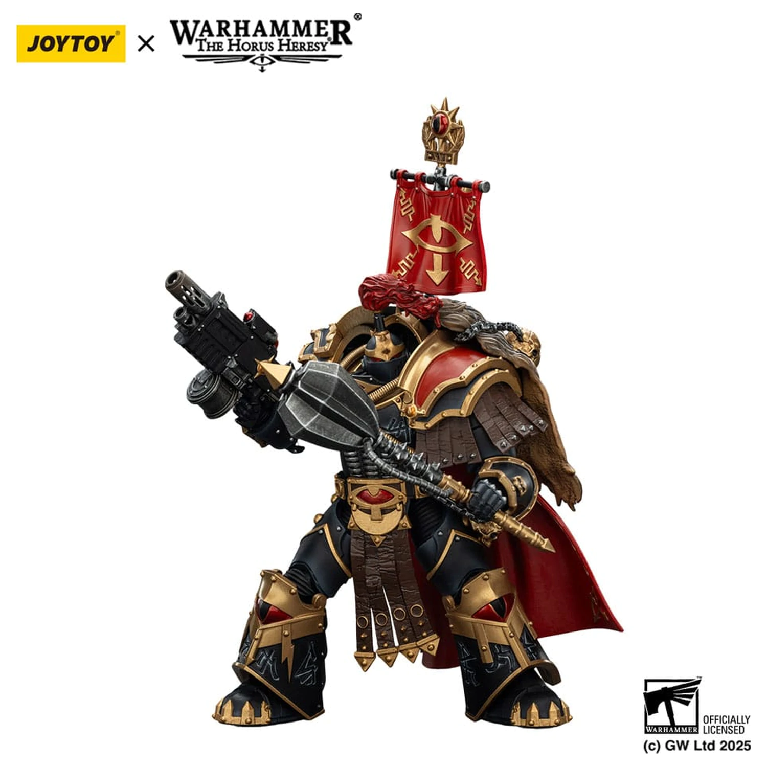 Warhammer 40,000: Sons of Horus Akcijska figura Legion Cataphractii Praetor s Combi-Melta oružjem i Power Maul oružjem 14 cm fotografija proizvoda