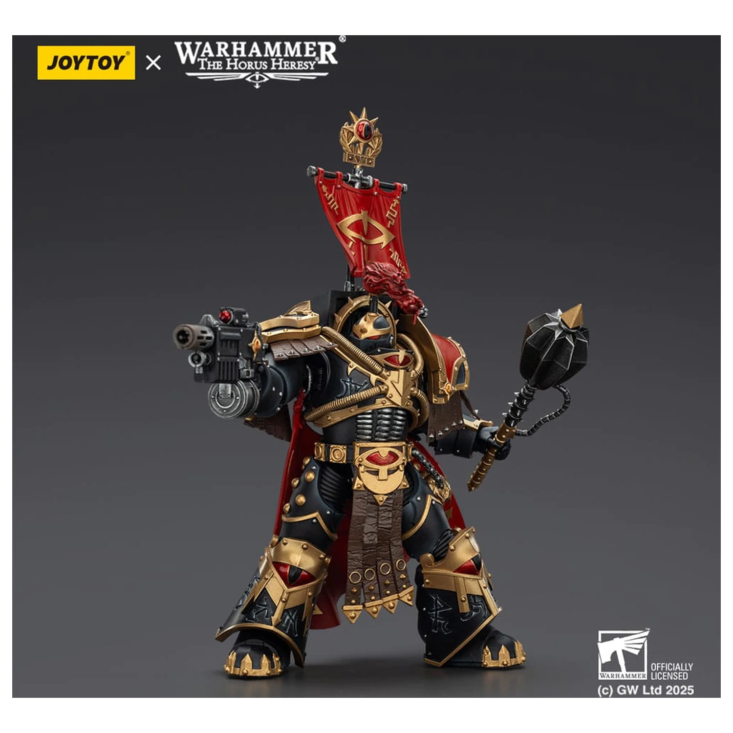 Warhammer 40,000: Sons of Horus Akcijska figura Legion Cataphractii Praetor s Combi-Melta oružjem i Power Maul oružjem 14 cm fotografija proizvoda