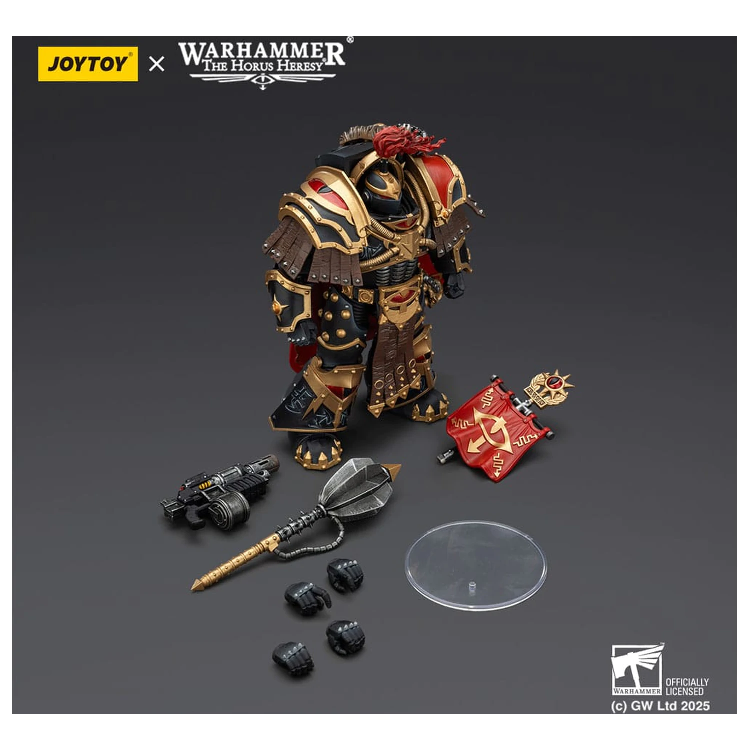 Warhammer 40,000: Sons of Horus Akcijska figura Legion Cataphractii Praetor s Combi-Melta oružjem i Power Maul oružjem 14 cm fotografija proizvoda