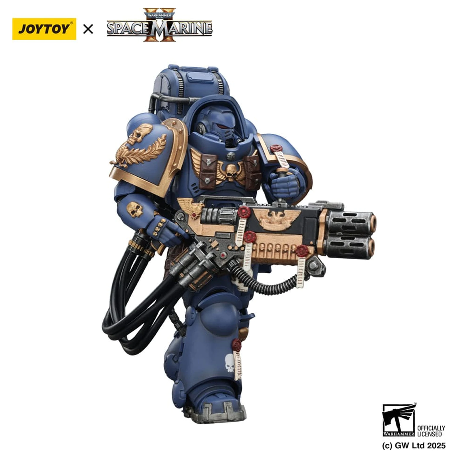 Warhammer 40,000: Space Marine 2 figura Ultramarines Heavy Artificer Armor s Relic Multi-Melta, 13 cm fotografija proizvoda