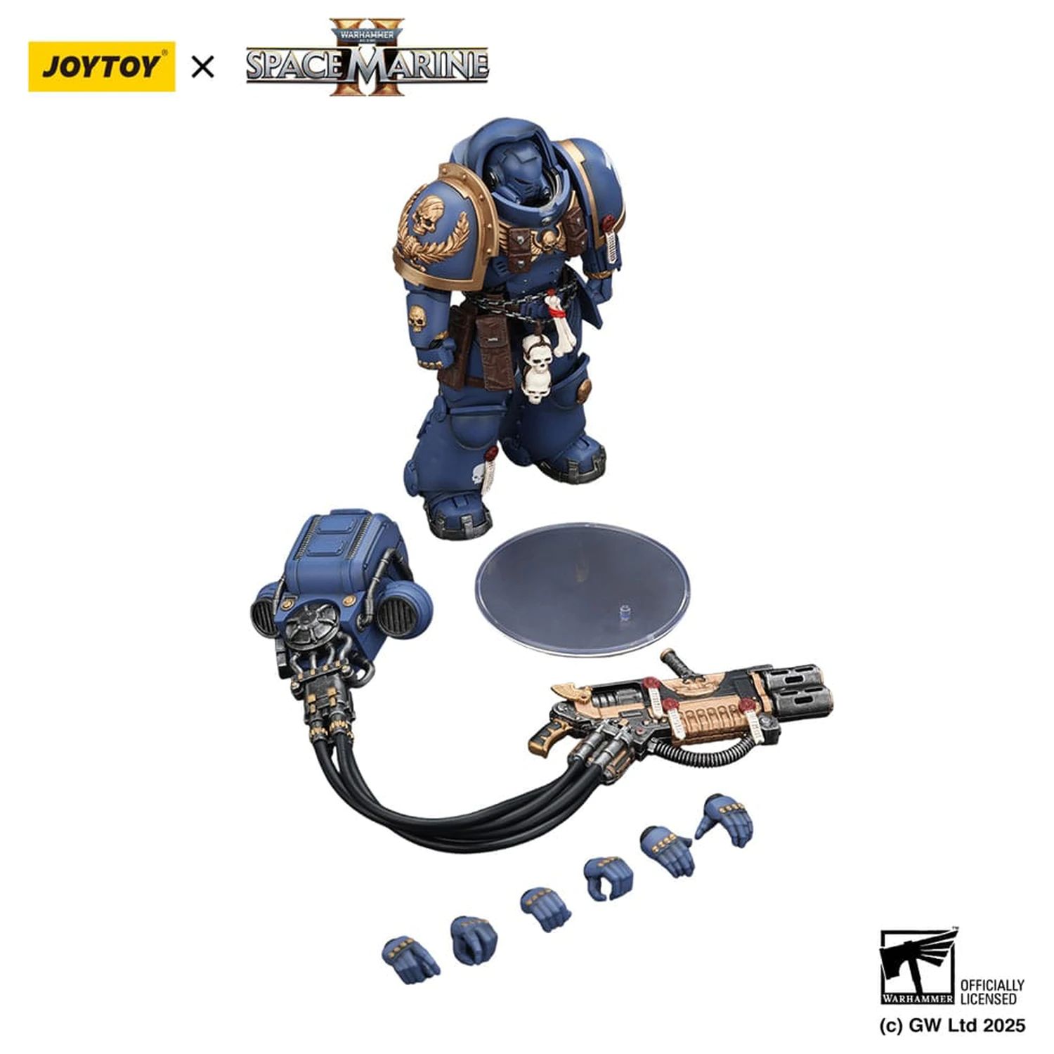 Warhammer 40,000: Space Marine 2 figura Ultramarines Heavy Artificer Armor s Relic Multi-Melta, 13 cm fotografija proizvoda
