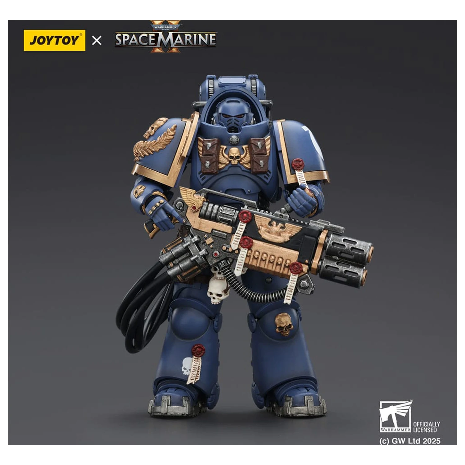 Warhammer 40,000: Space Marine 2 figura Ultramarines Heavy Artificer Armor s Relic Multi-Melta, 13 cm fotografija proizvoda