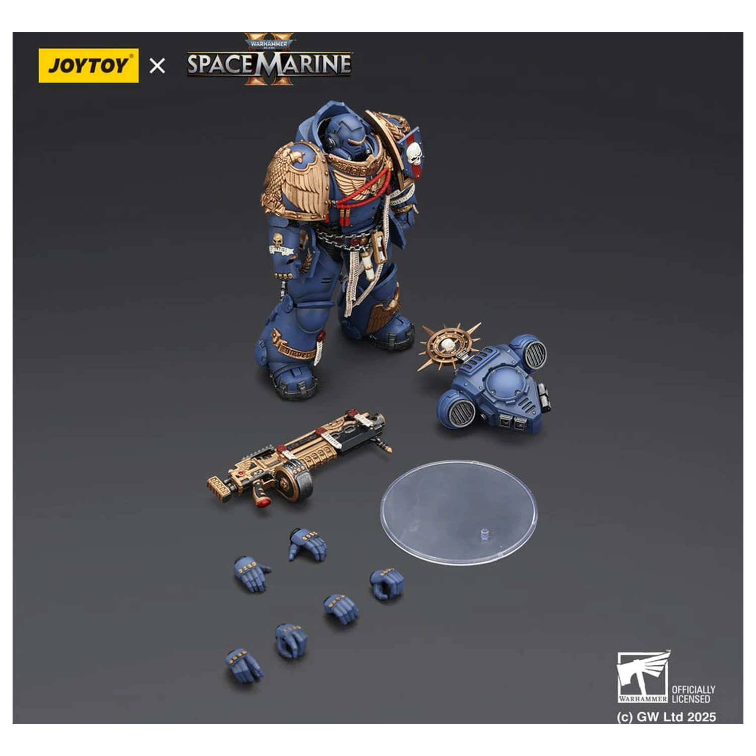 Warhammer 40,000: Space Marine 2 figura Ultramarines Heavy Relic Primus Armor s Heavy Relic Bolt Rifle 13 cm fotografija proizvoda
