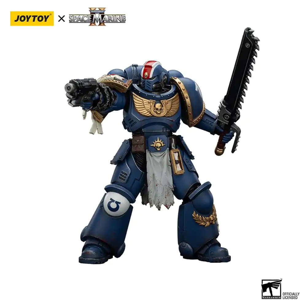 Warhammer 40,000: Space Marine 2 akcijska figura Ultramarines Lieutenant Titus Collectors Edition 13 cm fotografija proizvoda