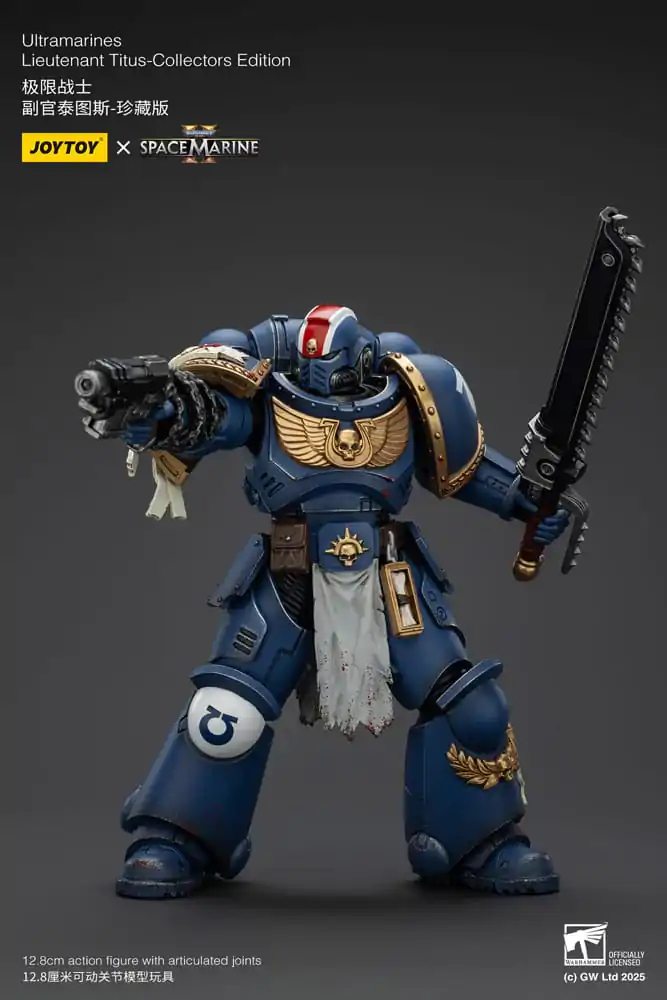 Warhammer 40,000: Space Marine 2 akcijska figura Ultramarines Lieutenant Titus Collectors Edition 13 cm fotografija proizvoda