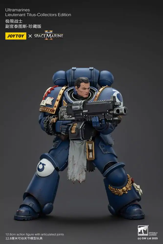 Warhammer 40,000: Space Marine 2 akcijska figura Ultramarines Lieutenant Titus Collectors Edition 13 cm fotografija proizvoda