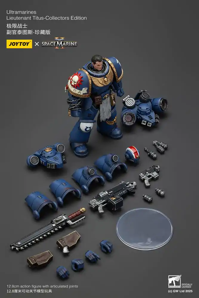 Warhammer 40,000: Space Marine 2 akcijska figura Ultramarines Lieutenant Titus Collectors Edition 13 cm fotografija proizvoda
