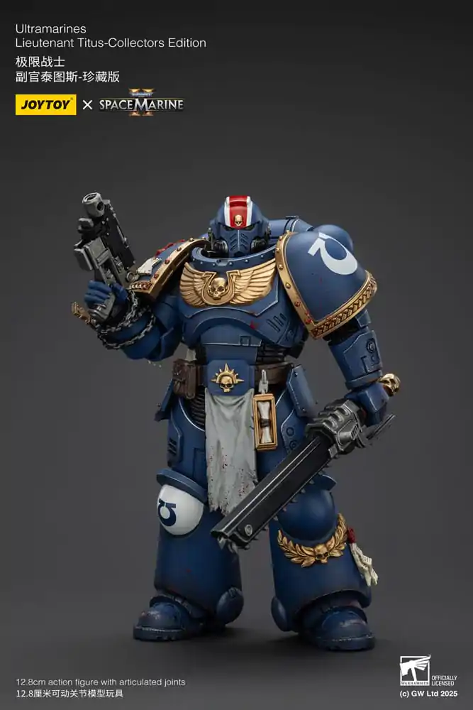 Warhammer 40,000: Space Marine 2 akcijska figura Ultramarines Lieutenant Titus Collectors Edition 13 cm fotografija proizvoda