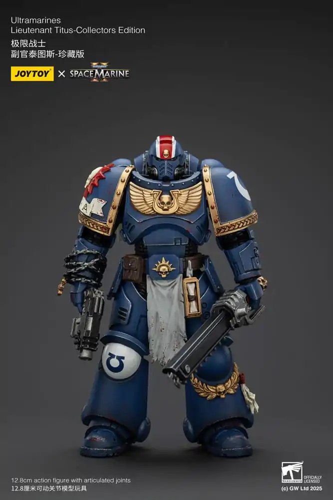 Warhammer 40,000: Space Marine 2 akcijska figura Ultramarines Lieutenant Titus Collectors Edition 13 cm fotografija proizvoda