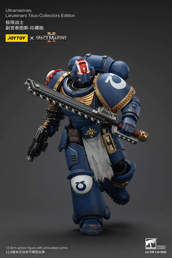 Warhammer 40,000: Space Marine 2 akcijska figura Ultramarines Lieutenant Titus Collectors Edition 13 cm fotografija proizvoda