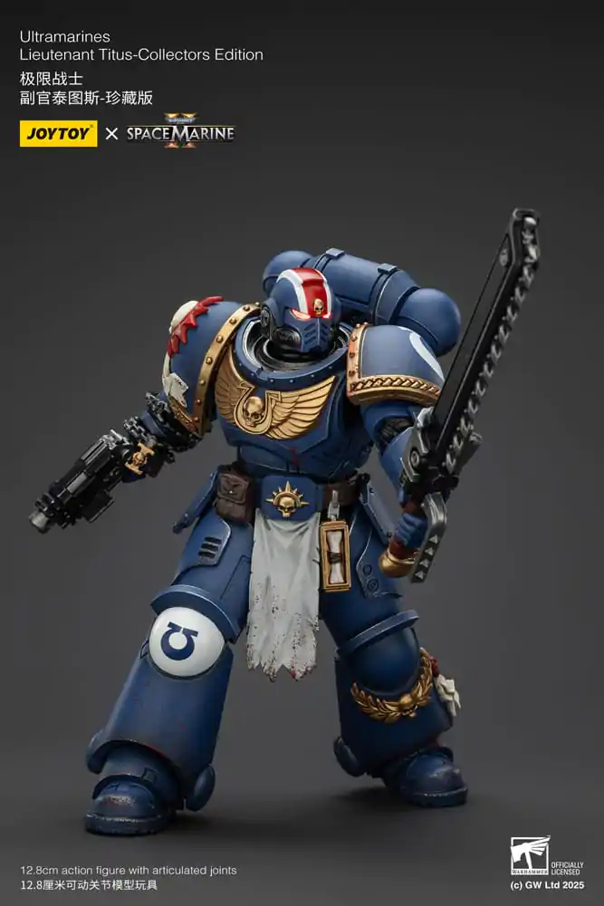 Warhammer 40,000: Space Marine 2 akcijska figura Ultramarines Lieutenant Titus Collectors Edition 13 cm fotografija proizvoda
