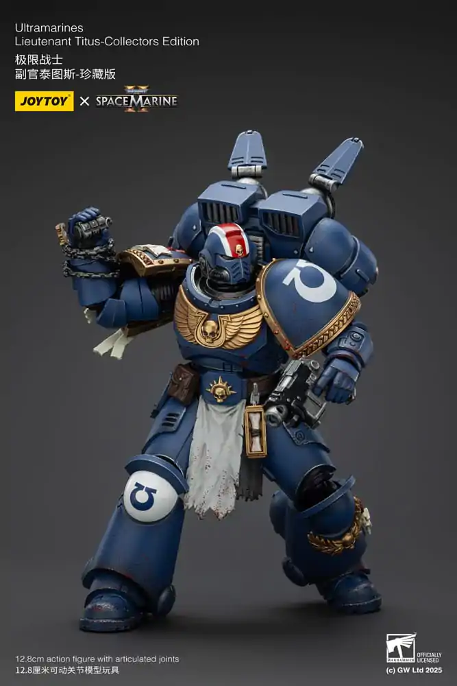 Warhammer 40,000: Space Marine 2 akcijska figura Ultramarines Lieutenant Titus Collectors Edition 13 cm fotografija proizvoda