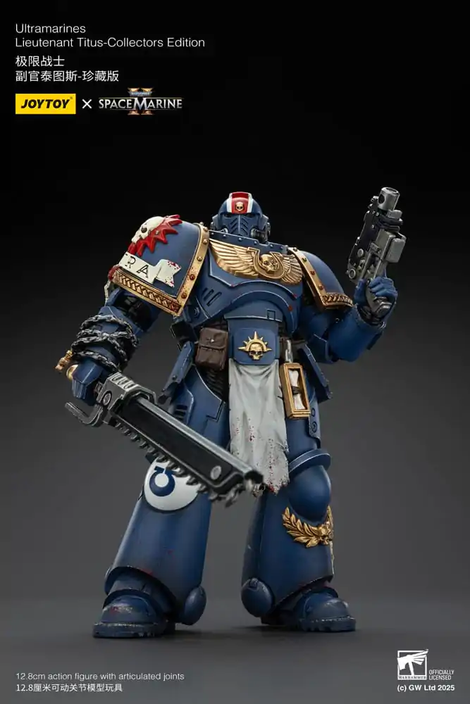 Warhammer 40,000: Space Marine 2 akcijska figura Ultramarines Lieutenant Titus Collectors Edition 13 cm fotografija proizvoda