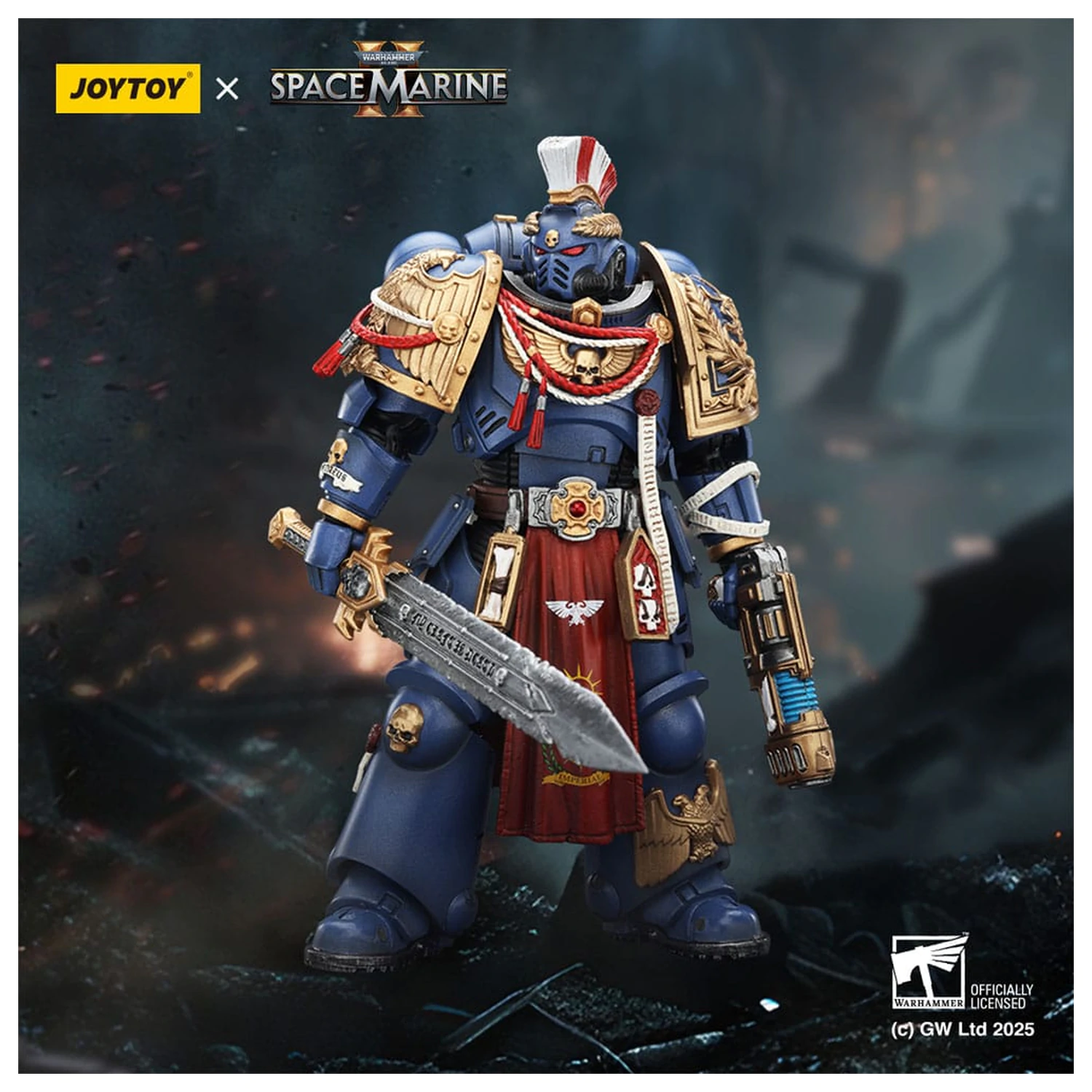 Warhammer 40,000 Akcijska figura Ultramarines Relic Primus Armour 12 cm fotografija proizvoda