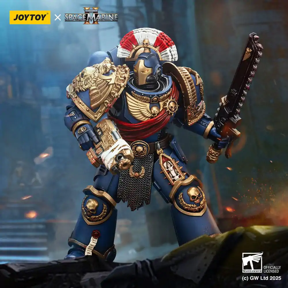 Warhammer 40,000: Space Marine 2 Akcijska figura Ultramarines Relic Secundus Armour 20 cm fotografija proizvoda