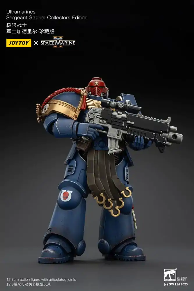 Warhammer 40,000: Space Marine 2 akcijska figura Ultramarines Sergeant Gadriel Collectors Edition 13 cm fotografija proizvoda