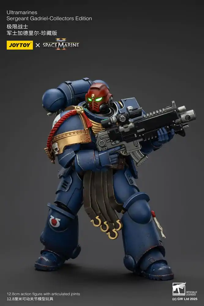 Warhammer 40,000: Space Marine 2 akcijska figura Ultramarines Sergeant Gadriel Collectors Edition 13 cm fotografija proizvoda