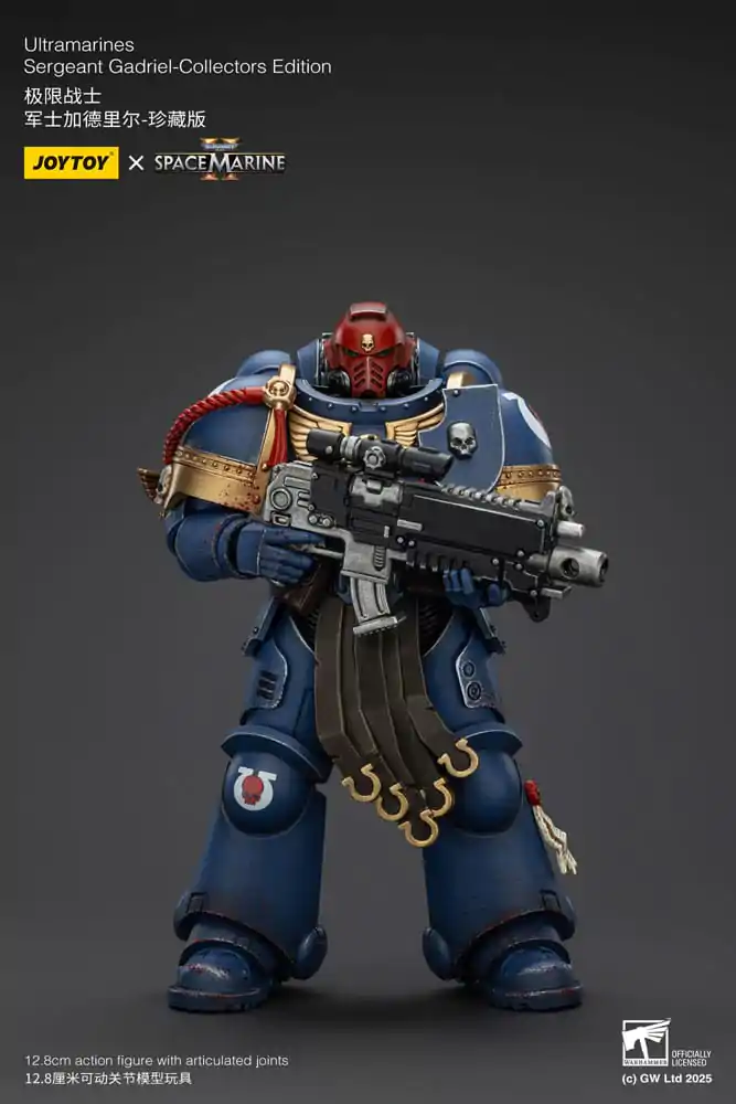 Warhammer 40,000: Space Marine 2 akcijska figura Ultramarines Sergeant Gadriel Collectors Edition 13 cm fotografija proizvoda