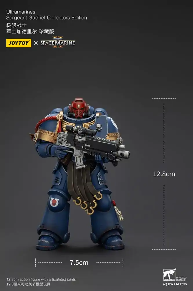 Warhammer 40,000: Space Marine 2 akcijska figura Ultramarines Sergeant Gadriel Collectors Edition 13 cm fotografija proizvoda