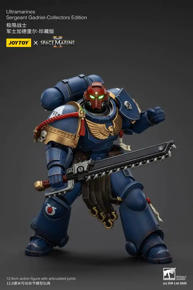 Warhammer 40,000: Space Marine 2 akcijska figura Ultramarines Sergeant Gadriel Collectors Edition 13 cm fotografija proizvoda