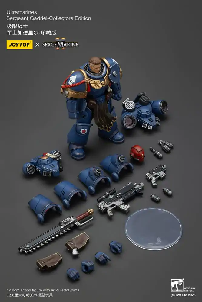 Warhammer 40,000: Space Marine 2 akcijska figura Ultramarines Sergeant Gadriel Collectors Edition 13 cm fotografija proizvoda