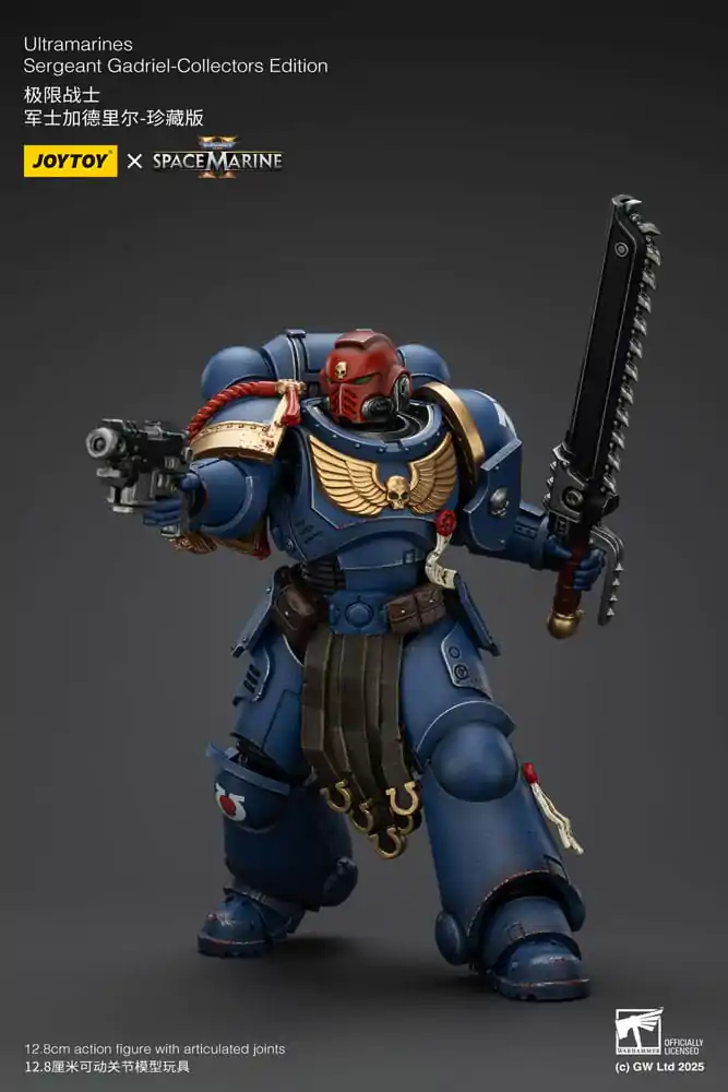 Warhammer 40,000: Space Marine 2 akcijska figura Ultramarines Sergeant Gadriel Collectors Edition 13 cm fotografija proizvoda