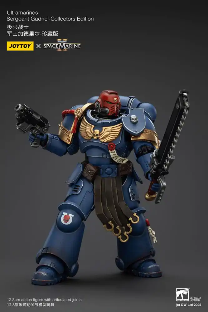 Warhammer 40,000: Space Marine 2 akcijska figura Ultramarines Sergeant Gadriel Collectors Edition 13 cm fotografija proizvoda