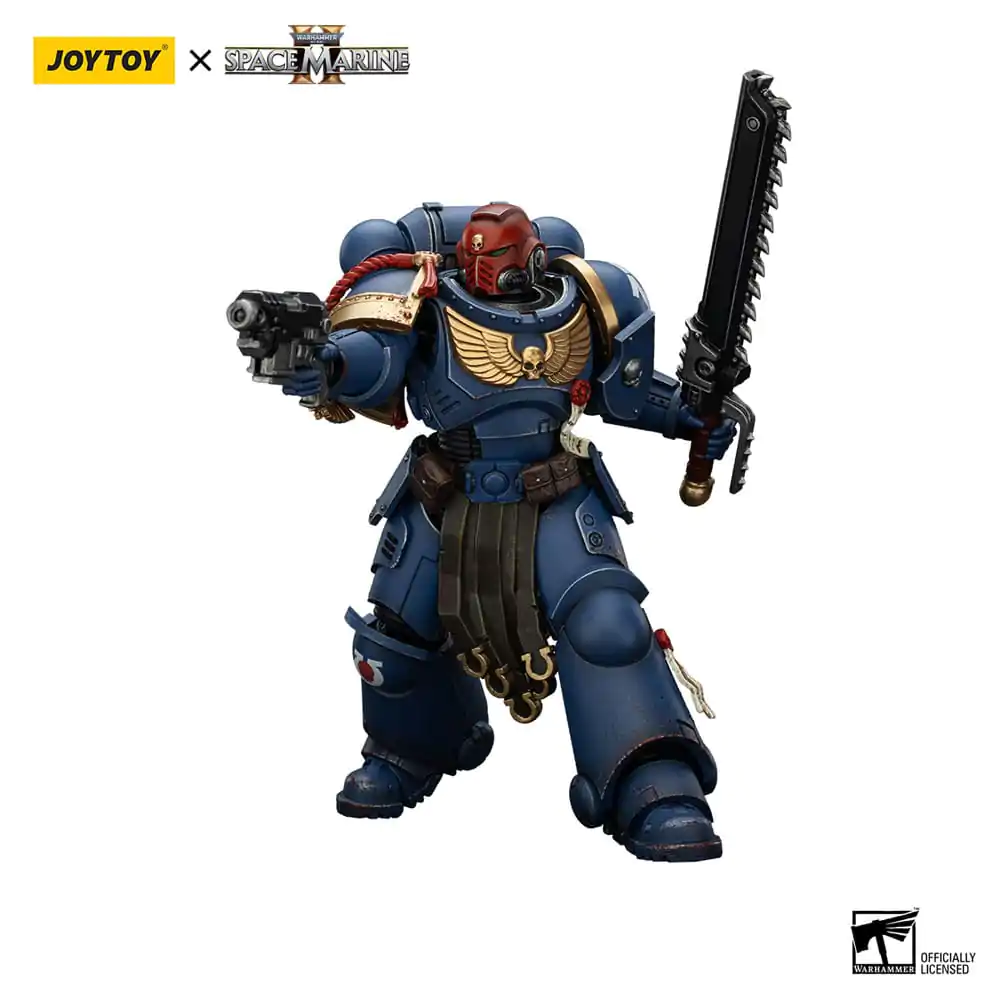 Warhammer 40,000: Space Marine 2 akcijska figura Ultramarines Sergeant Gadriel Collectors Edition 13 cm fotografija proizvoda