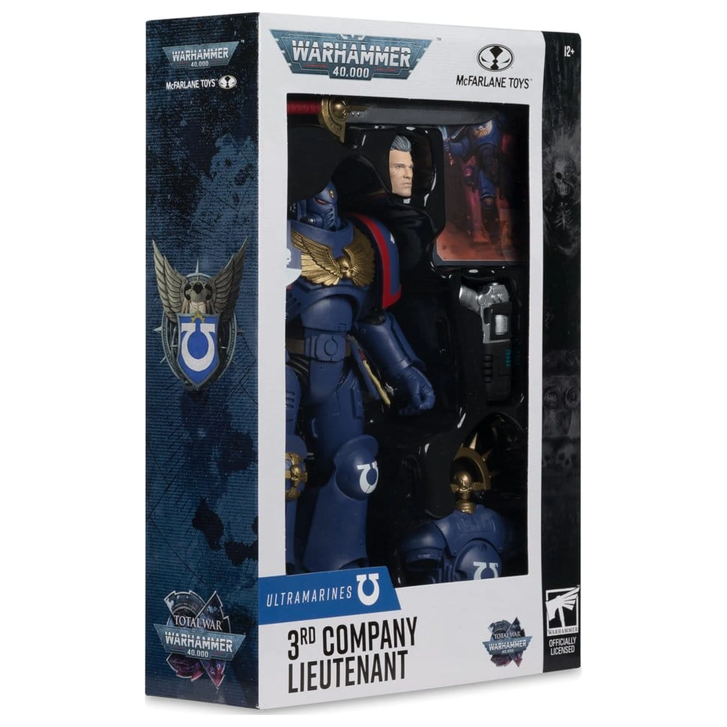 Warhammer 40,000 Total War akcijska figura 3rd Company Lieutenant (Ultramarines) 18 cm fotografija proizvoda